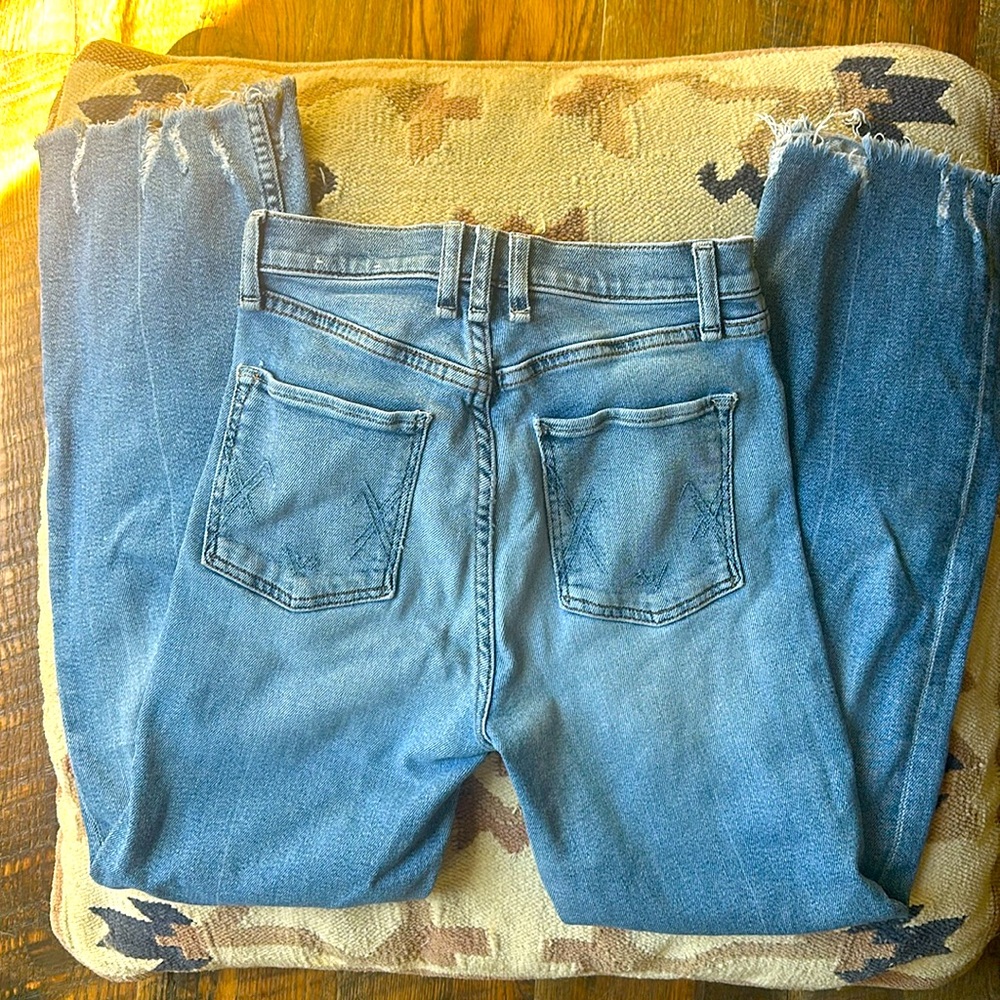 McGuire High waisted cropped Denim